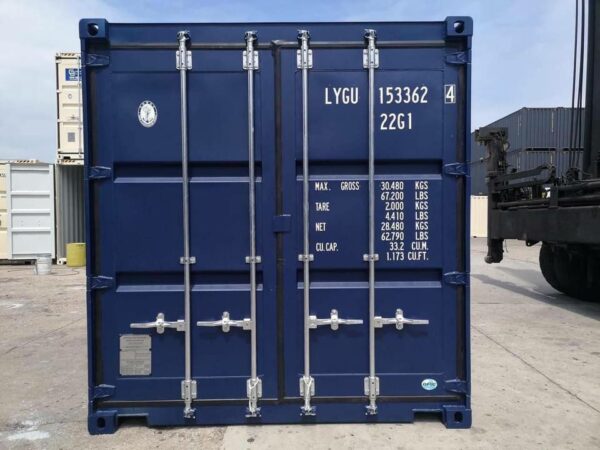 20 Ft blue good condition container 1