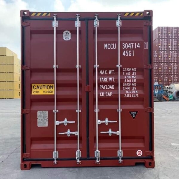 40 FT red container for sale 1